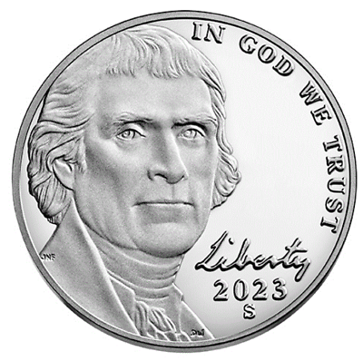 #ad 2023 S Proof Jefferson Nickel Uncirculated US Mint $3.19