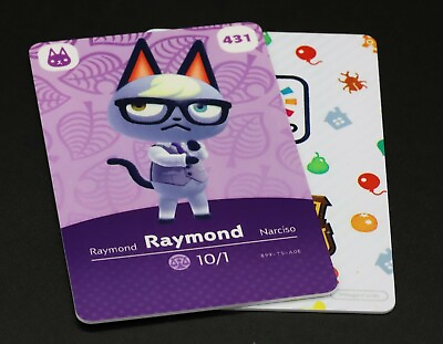#ad NFC Card Animal Crossing Raymond 431 Switch Switch Lite $6.98