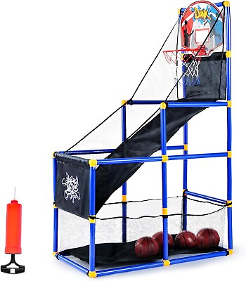 #ad JOYIN Kids Arcade Basketball Game Set with Ball and Hoop for Kids Indoor Play $53.06