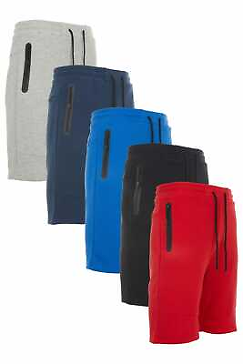 #ad Men#x27;s Sweat Shorts Soft Casual Cotton French Terry Fleece Lounge Gym Workout Fit $12.08