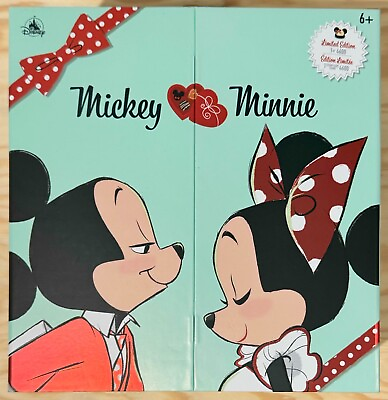 #ad 2021 Disney Parks Valentine#x27;s Day Mickey Mouse amp; Minnie Mouse LE 4600 Doll Set $129.99