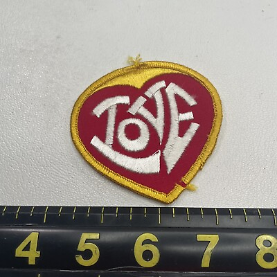 #ad Vtg LOVE Patch T036 $5.95