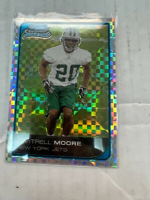 #ad DonTrell Moore 2006 Chrome Rookie Xfractor Card #255 Serial #036 250 $2.50