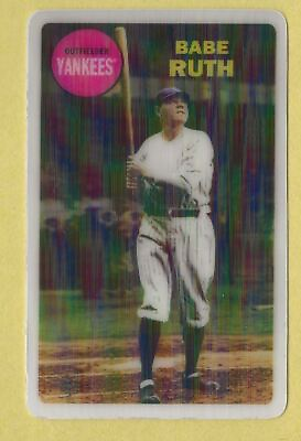#ad 2012 Topps Archives Babe Ruth 3 D New York Yankees NNO $3.95