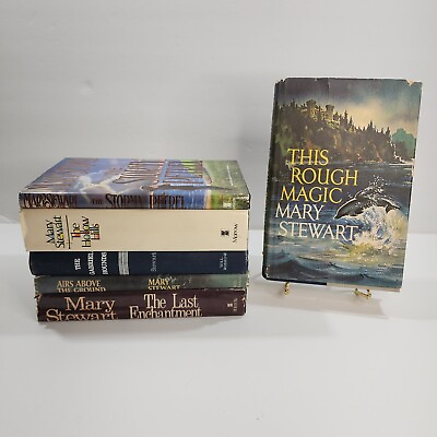 #ad Mary Stewart Books Lot of 6 Hardcover Vintage Gothic Romance Mystery Suspense $23.98