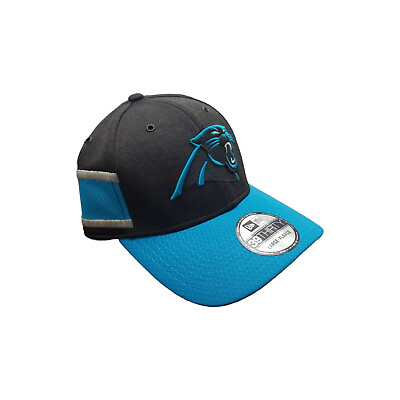 #ad New Era Carolina Panthers 39Thirty OF 2018 Home Sideline Fit Hat Black Size L XL $30.60