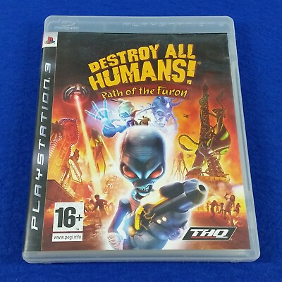 #ad ps3 DESTROY ALL HUMANS Path Of The Furon Works on US Consoles PAL EXCLUSIVE $36.98