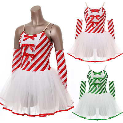 #ad Womens Christmas Carnivals Santa Cosplay Costume Xmas Theme Party Bow Fashion $5.51