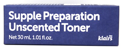 #ad Klairs Supple Preparation Unscented Facial Toner 1.01 oz Travel Mini Size $7.91