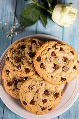 #ad 12 Soft Chocolate Chip Cookies $25.00