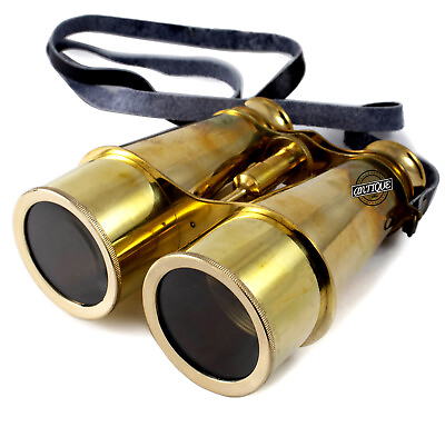 #ad Antique Maritime Brass Monocular Binocular Vintage Nautical Spyglass Sailor Gift $39.00