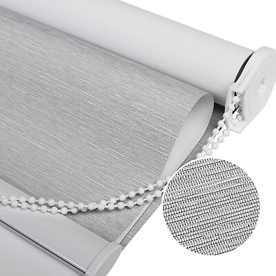 #ad 100% Blackout Roller Shade UV Protection Fabric Total Blackout Roller Blind $35.98
