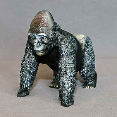 #ad * Silverback Gorilla Bronze Sculpture King Kong Figurina‏ Statue Limited Edition $590.00