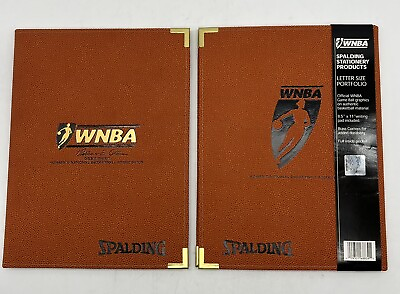 #ad #ad NEW Spalding Official WNBA Game Ball Portfolio Notebook Basketball 8.5x11 $29.95