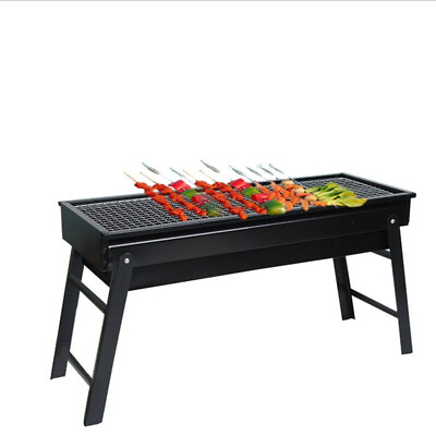 #ad free shipping Portable Charcoal Barbecue Rack Outdoor Drawer Barbecue Stove $100.99