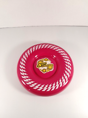 #ad Vtg Y2K Sky Bouncer Dark Pink 8.5 In Outdoor Throwing Disc Frisbee Maui Toys $24.95