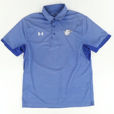 #ad #ad Under Armour Spalding University Golf Stretch Heather Polo Shirt Blue Men#x27;s L $12.59