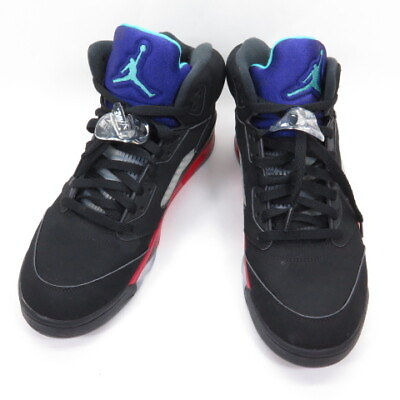 #ad Nike Air Jordan 5 Retro Top 3 Black Fire Red Grape Ice New Emerald Cz1786 001 $225.77