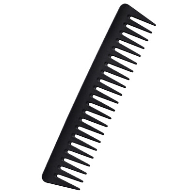 #ad 3 PCS Barber Comb Combs for Men Wide Tooth Hair Carbon Fiber Big Back $7.58