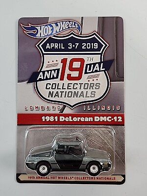 #ad 2019 HW 19th Annual Collectors Nationals 1981 DeLorean DMC 12 $199.99