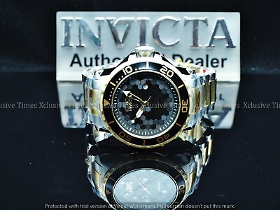 #ad Invicta 52mm Pro Diver Gunmetal Dial honeycomb Dial HIGH Polished 2tone Watch $109.99