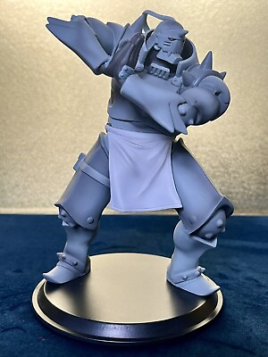 #ad Banpresto Fullmetal Alchemist DX Alphonse Elric Figure Matt Grey Loose $38.00