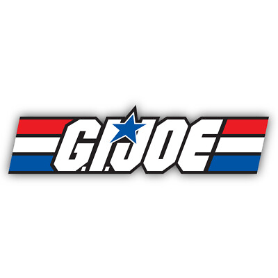 #ad G.I. Joe Classic Logo Shaped Retro Vinyl Decal Sticker $12.99