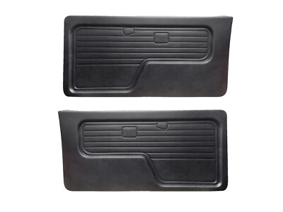 #ad Interior Door Panel For BMW E30 Coupe Cabriolet 3 Series 1982 1994 Black 2 PCS $455.90