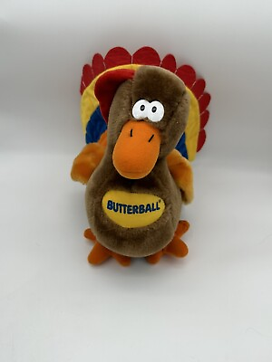 #ad Vintage Butterball Terence Turkey Stuffed Animal Thanksgiving 1987 $16.99
