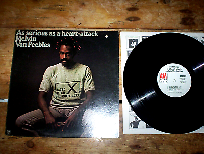 #ad MELVIN VAN PEEBLES AS SERIOUS AS A HEART ATTACK ORIG 1971 PROMO vinyl LP NM $39.95