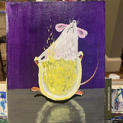 #ad Mouseoriginal paintings on canvas 8 10gift Abstractfunny $25.00