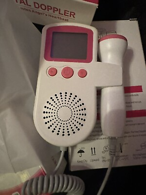 #ad #ad Fetal Monitor Ultrasound Baby Heart Rate Fetus Pink Pregnancy New $32.99