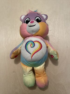 #ad Care Bears Bestie TOGETHERNESS BEAR Rainbow Soft 10in Plush 2021 E8 $7.88
