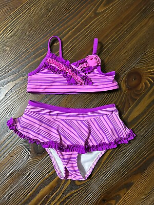 #ad Girls Toddler 2T Ruffle Bikini $7.00
