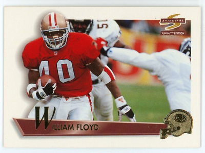 #ad 1995 Summit Football Card #92 William Floyd $1.99
