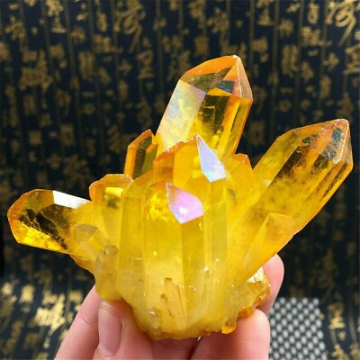 #ad #ad 100g Natural Yellow Quartz Cluster Citrine Crystal Stone Healing Reiki Mineral $10.39