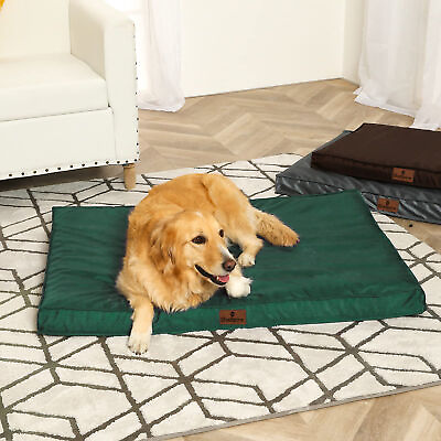 #ad Super Soft Green X Large Dog Bed Orthopedic Memory Foam Waterproof Pet Mattress $45.98