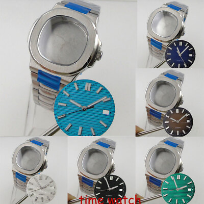 #ad 40mm Watch CaseDial Sapphire Crystal Fit NH35A Miyota8215 DG2813 ETA2824 PT5000 $62.70
