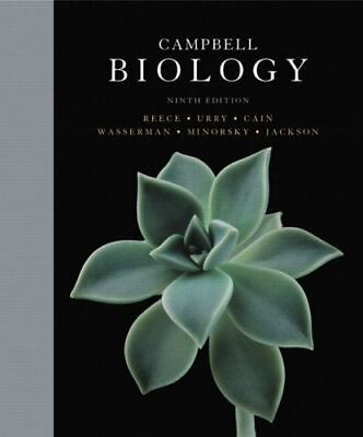 #ad Campbell Biology 9th Edition hardcover Reece Jane B. $8.57