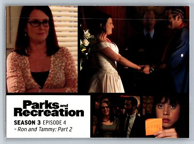 #ad 2013 Press Pass Parks and Recreation Season 3 Episode 4 Ron and Tammy Part 2 #34 $1.95