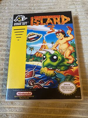 #ad Adventure Island 3 Nintendo Entertainment System 1992 CASE ONLY $25.00
