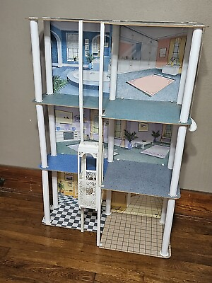#ad Vintage 1977 Mattel Barbie Townhouse 3 Story Working Elevator #3 $100.00
