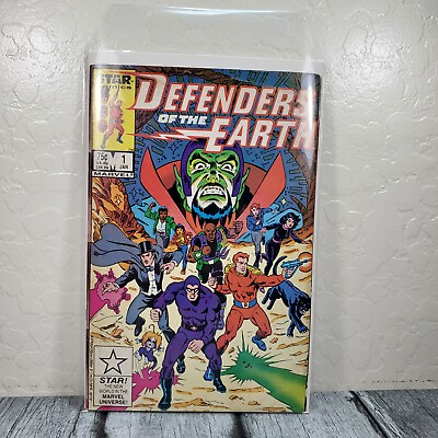 #ad Star Comics Defenders Of The Earth #1 1987 Vol. 1 Vintage Comic Book Sleeved $9.99