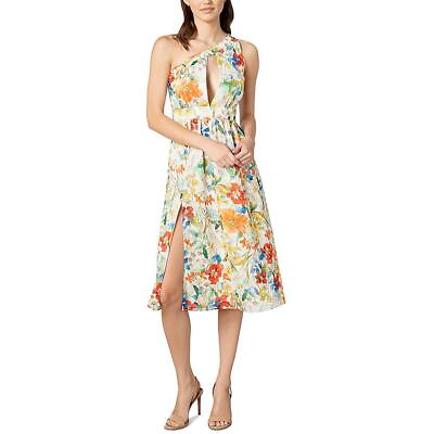 #ad Dress The Population Womens Ivory Midi Cocktail and Party Dress S BHFO 6948 $22.99