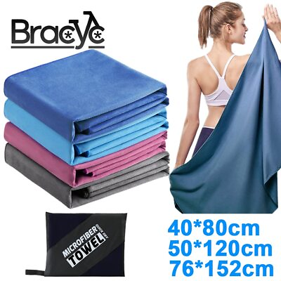 #ad Sports Microfiber Quick Dry Pocket Towel Portable Ultralight Absorbent Towel $35.88