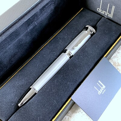 #ad Dunhill Sentryman Pen Revolette Silver Ballpoint pen amp; Mechanical Pen w Case $620.00