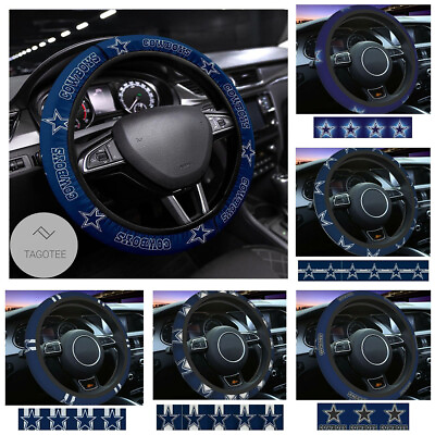 #ad Dallas Cowboys Car Steering Wheel Covers Universal Waterproof Auto Accessories $17.09