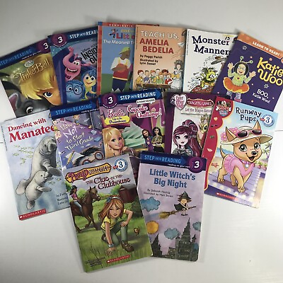 #ad Random Lot of 10 Level 3 Step Into Reading I Can Read Learn To Read FOR GIRL $19.98