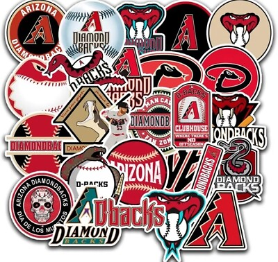 #ad 30 Arizona Diamondbacks Stickers Merch MLB Baseball vinyl decal 30 Pcs $6.99