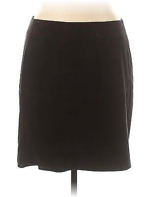 #ad J.Jill Women Brown Casual Skirt 14 $18.74